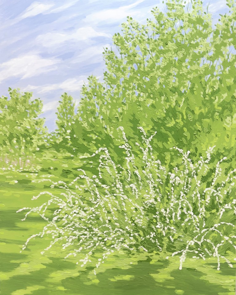 풀림, 꽃이 피운 초록, Oil on canvas, 72.7 x 90.9cm, 2026