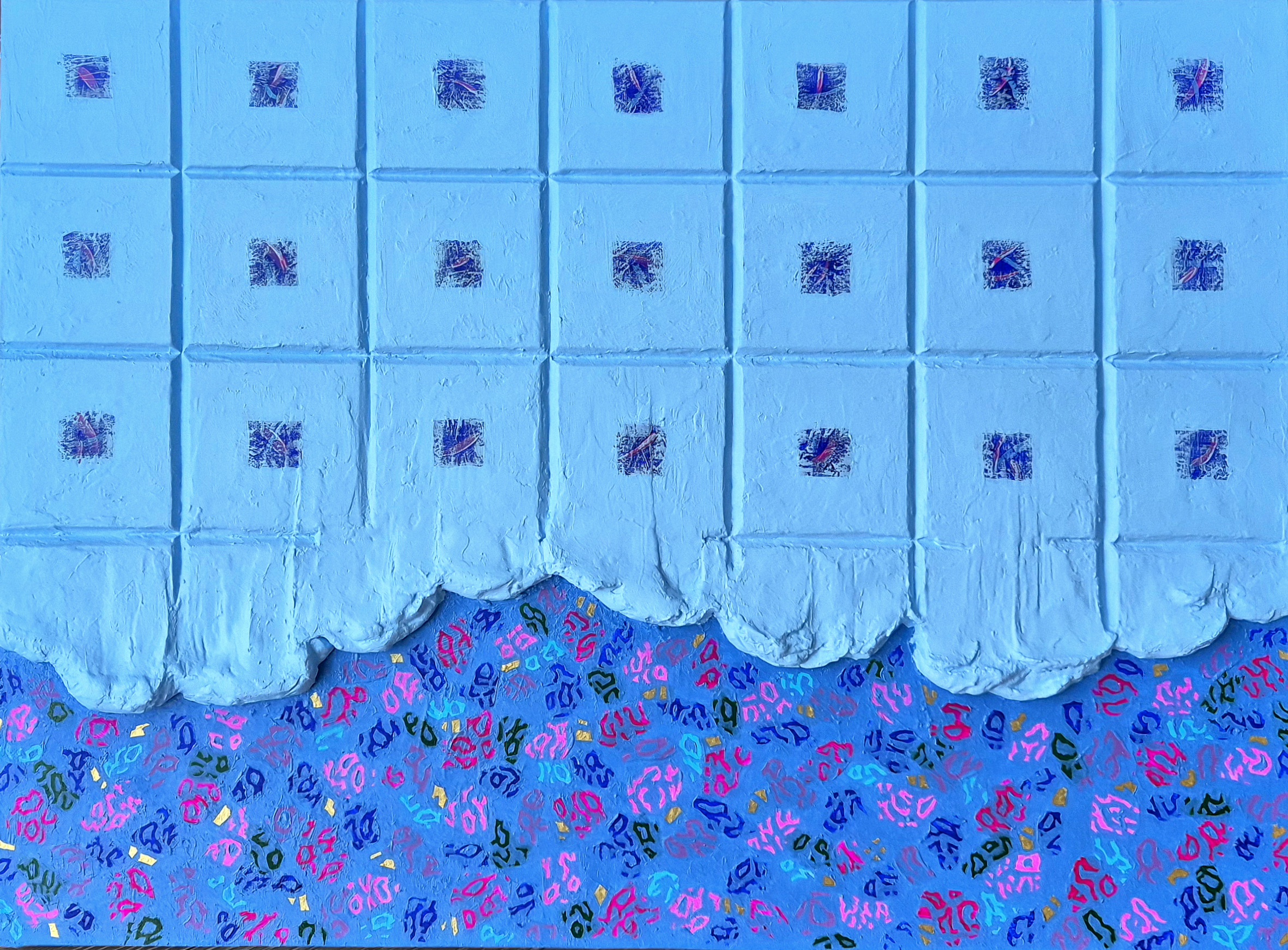 1.의식과 무의식60.6x45.5cm 혼합재료 2026