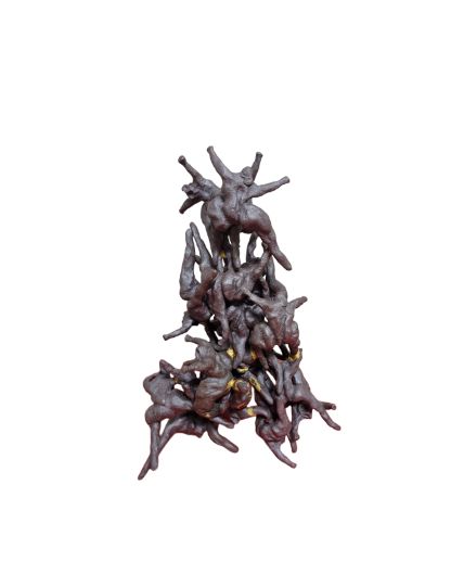 공존의 흐름Ⅳ 44x50x30cm 흑토