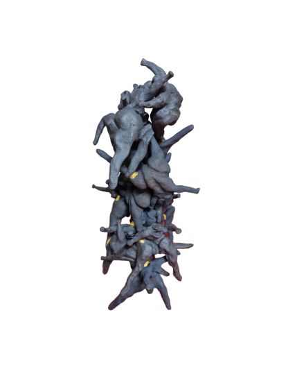 공존의 흐름ⅲ 54x50x25cm 흑토