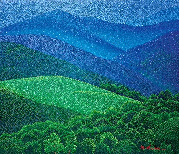 푸른산의 노래 (10F) 53.0x45.5cm Oli on Canvas. 2025