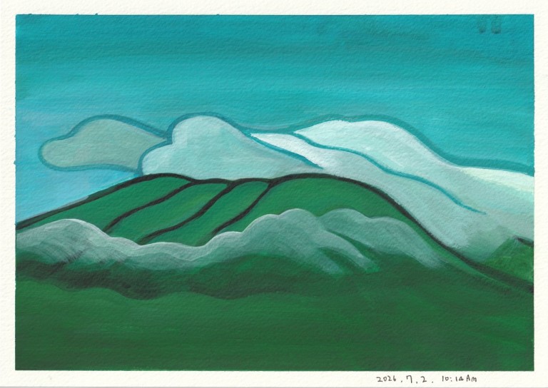 봉래산 드로잉 시리즈
