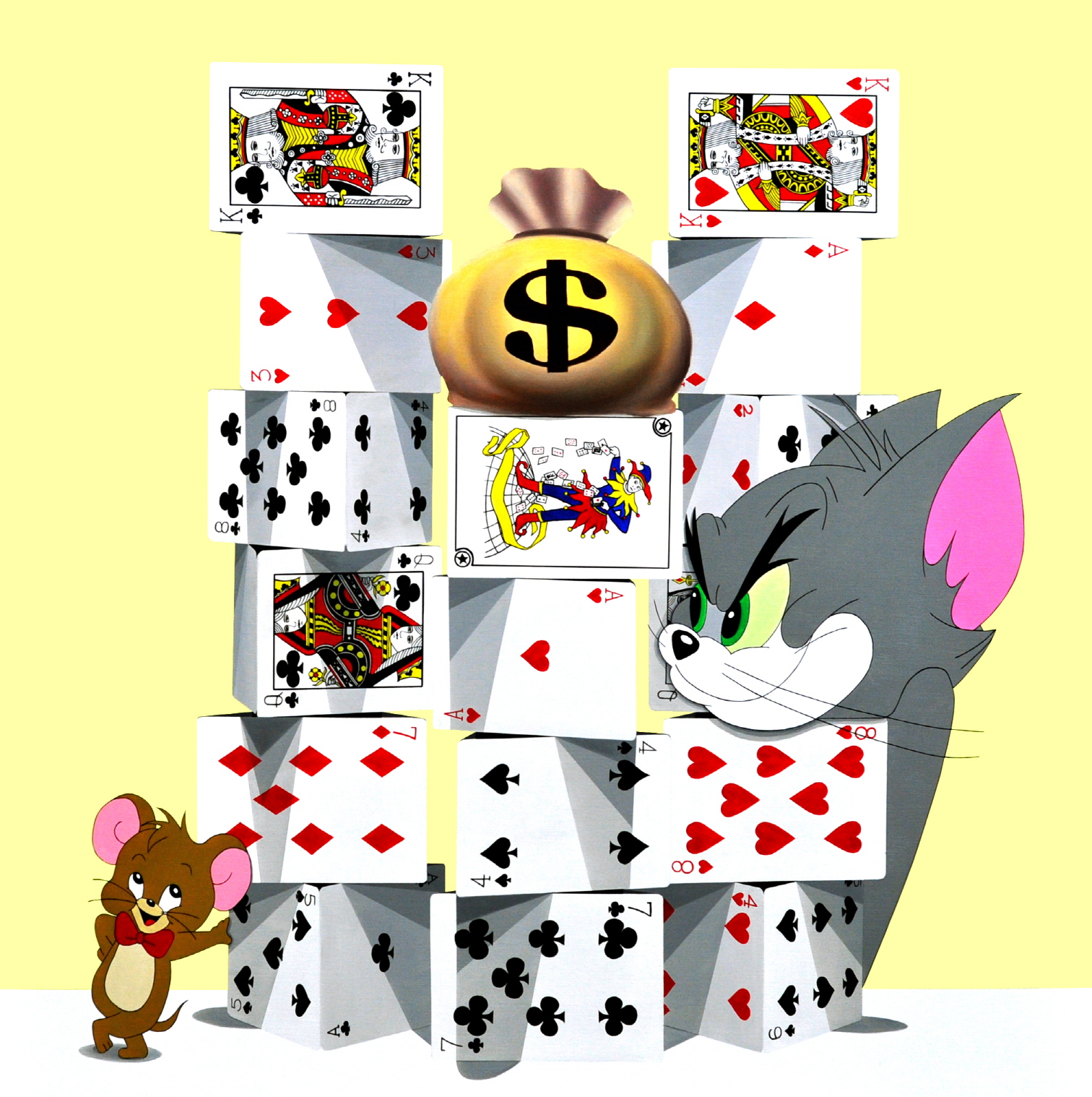 Card Tower-tom&jerry