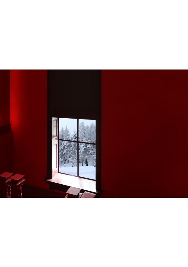 임창민, into a time frame_Shanghai red wall,  108X72cm, Pigment print, LED monitor, 2015.jpg